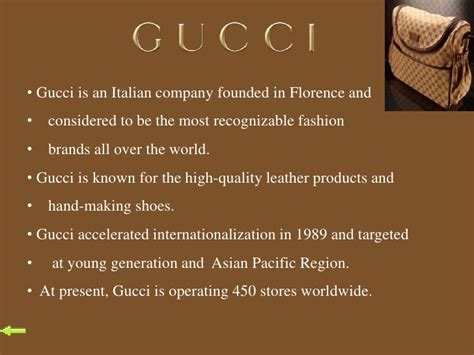 slogan gucci|mission statement of Gucci.